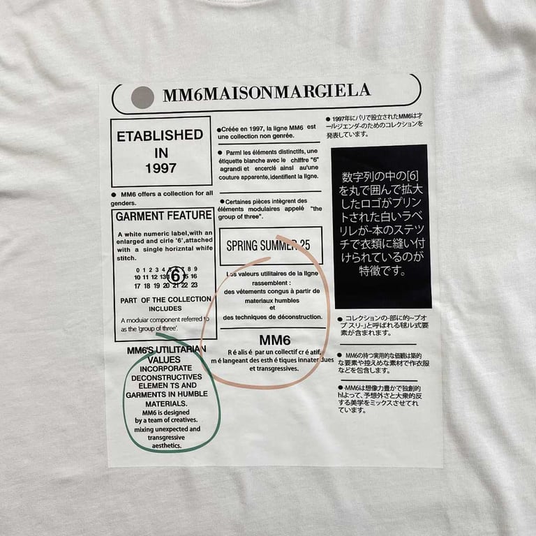 MM6 Maison Margiela Graphic Print T-shirt - 11