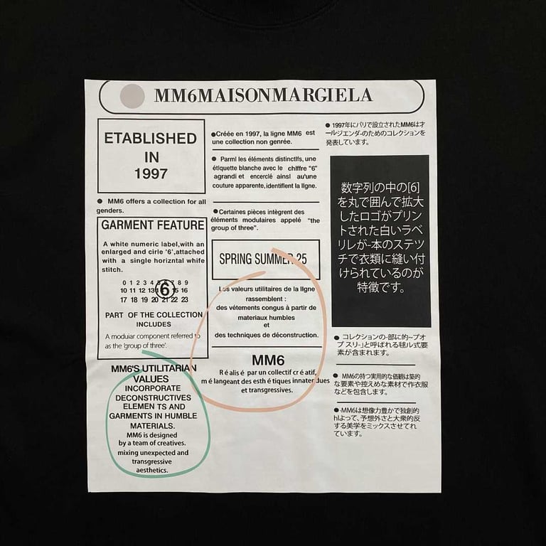 MM6 Maison Margiela Graphic Print T-shirt - 5