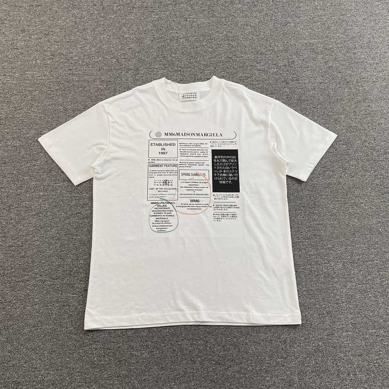 MM6 Maison Margiela Graphic Print T-shirt - 7
