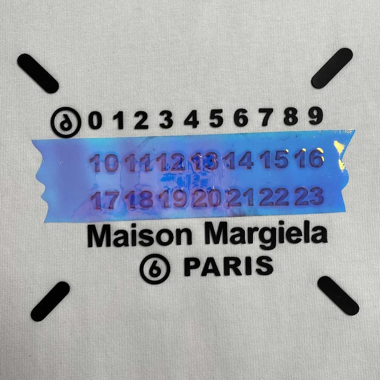 MM6 Maison Margiela Tape Logo T-shirt - 12