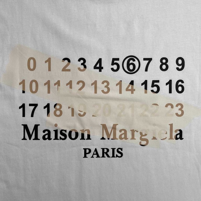 MM6 Maison Margiela Numeric Logo Long Sleeve T-shirt - 14