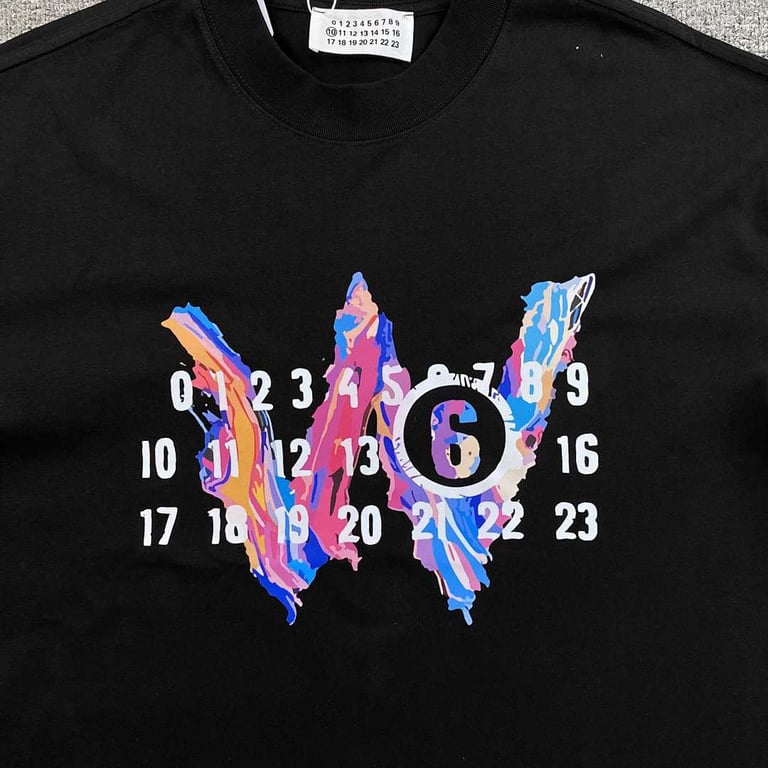 MM6 Maison Margiela Numeric Graphic Longsleeve T-shirt - 4