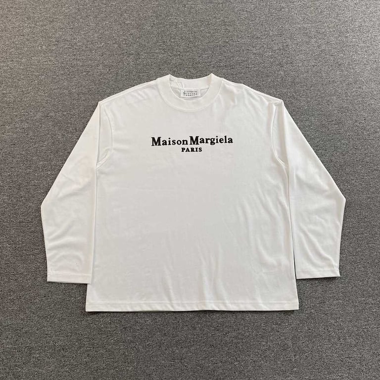 MM6 Maison Margiela Logo Long Sleeve T-shirt - 8