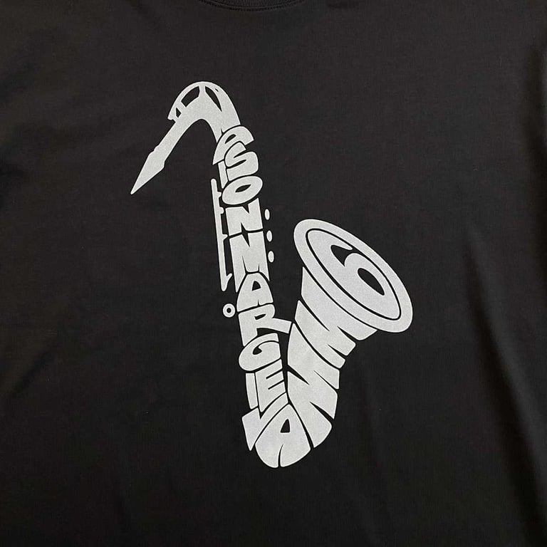 MM6 Maison Margiela Saxophone Graphic T-shirt - 4