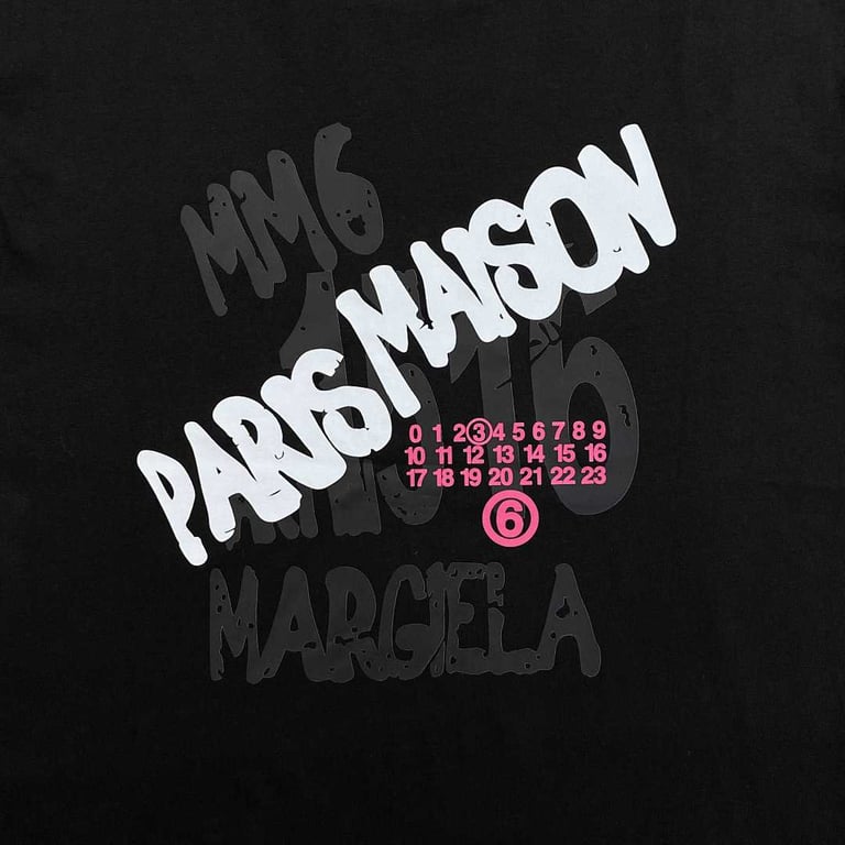MM6 Maison Margiela Graphic Logo T-shirt - 4