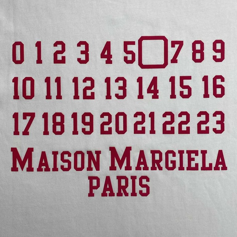 MM6 Maison Margiela Numeric Logo Long Sleeve T-shirt - 13