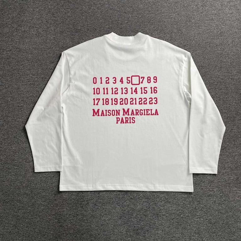 MM6 Maison Margiela Numeric Logo Long Sleeve T-shirt - 15