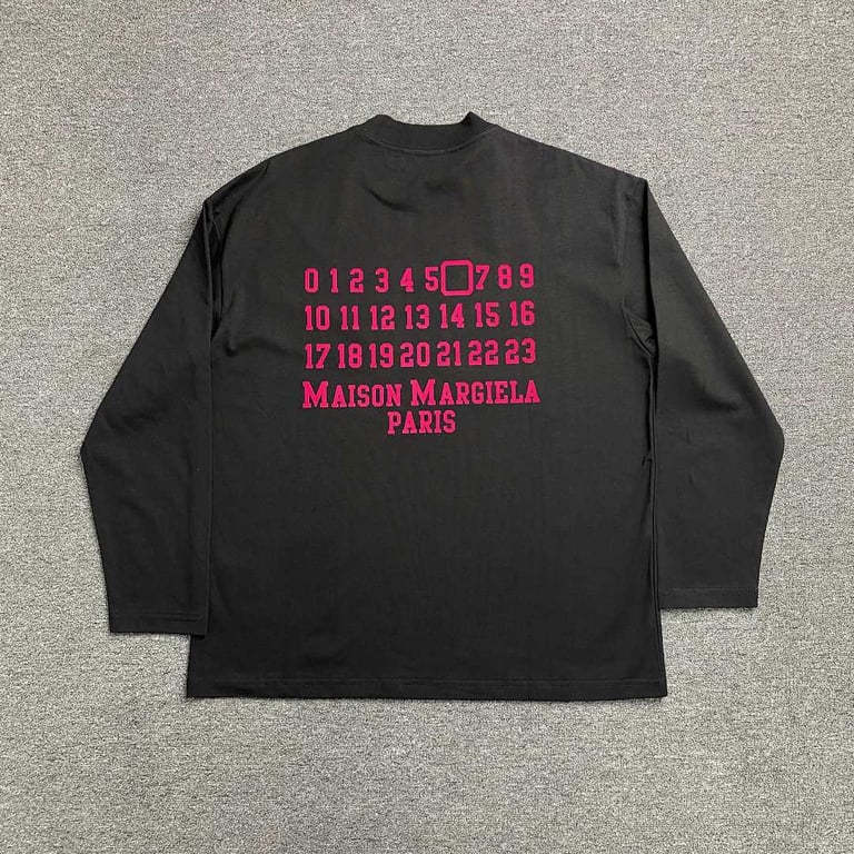 MM6 Maison Margiela Numeric Logo Long Sleeve T-shirt - 8