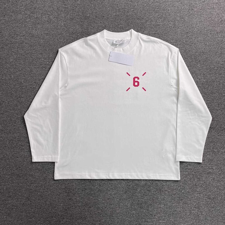 MM6 Maison Margiela Numeric Logo Long Sleeve T-shirt - 9