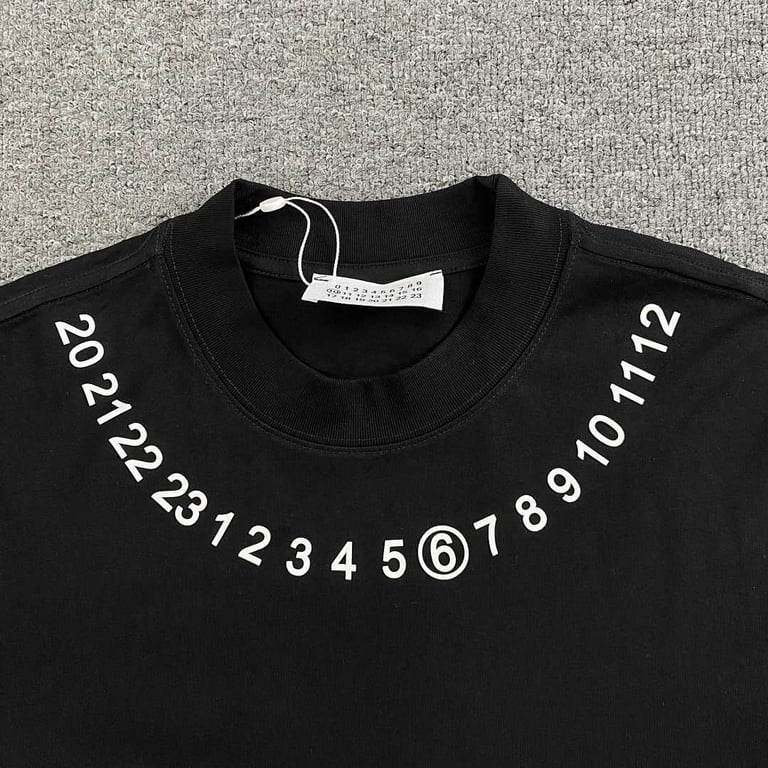 MM6 Maison Margiela Numeric Logo Long Sleeve T-shirt - 5
