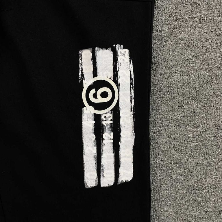 MM6 Maison Margiela Graphic Print Pants - 3