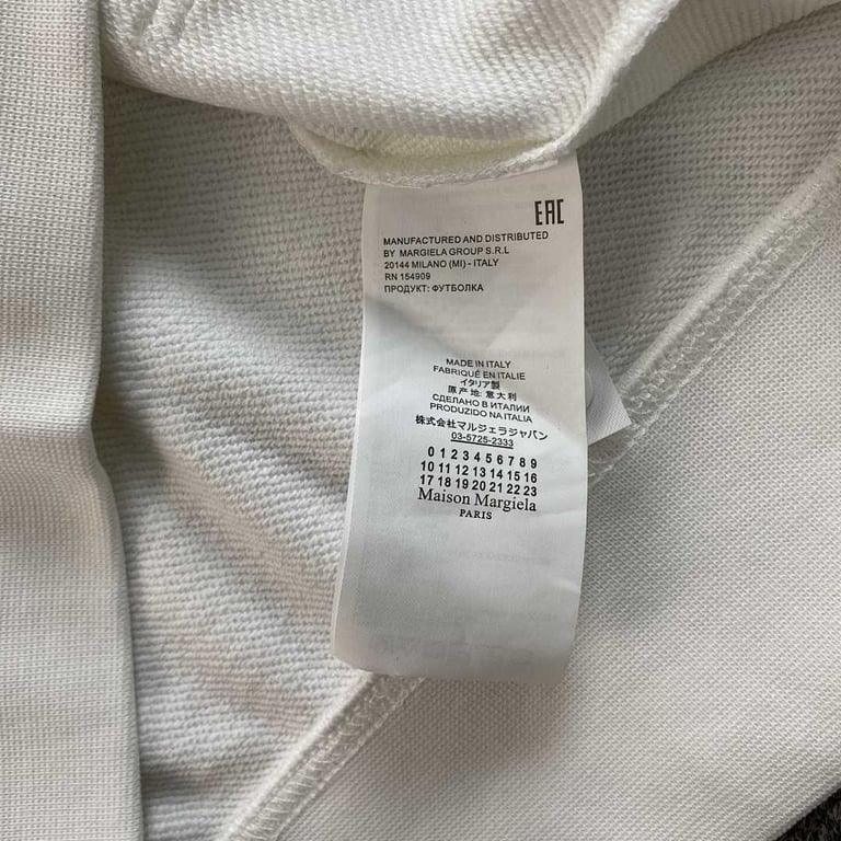 Maison Margiela MM6 Numeric Print Hoodie - 9