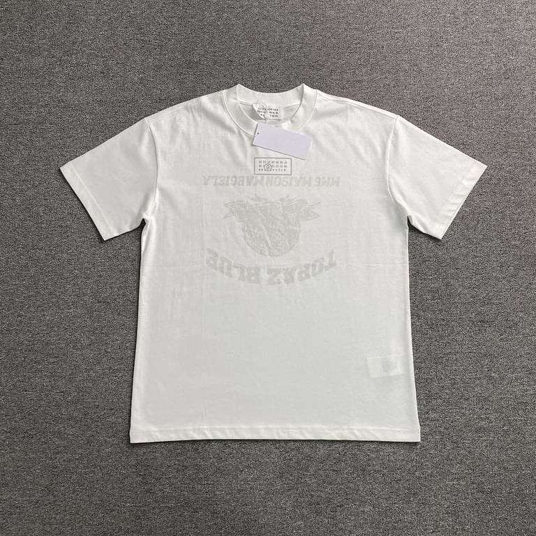 MM6 Maison Margiela Topaz Blue Graphic T-shirt - 3