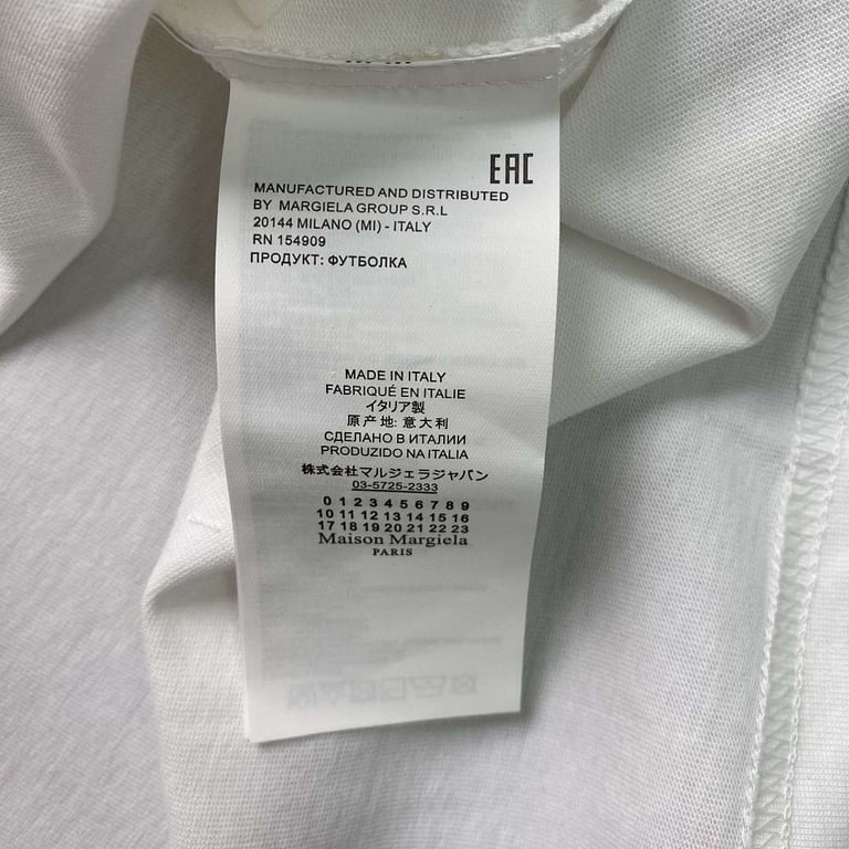 MM6 Maison Margiela Topaz Blue Graphic T-shirt - 5