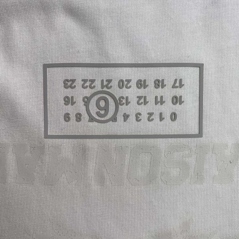 MM6 Maison Margiela Topaz Blue Graphic T-shirt - 6