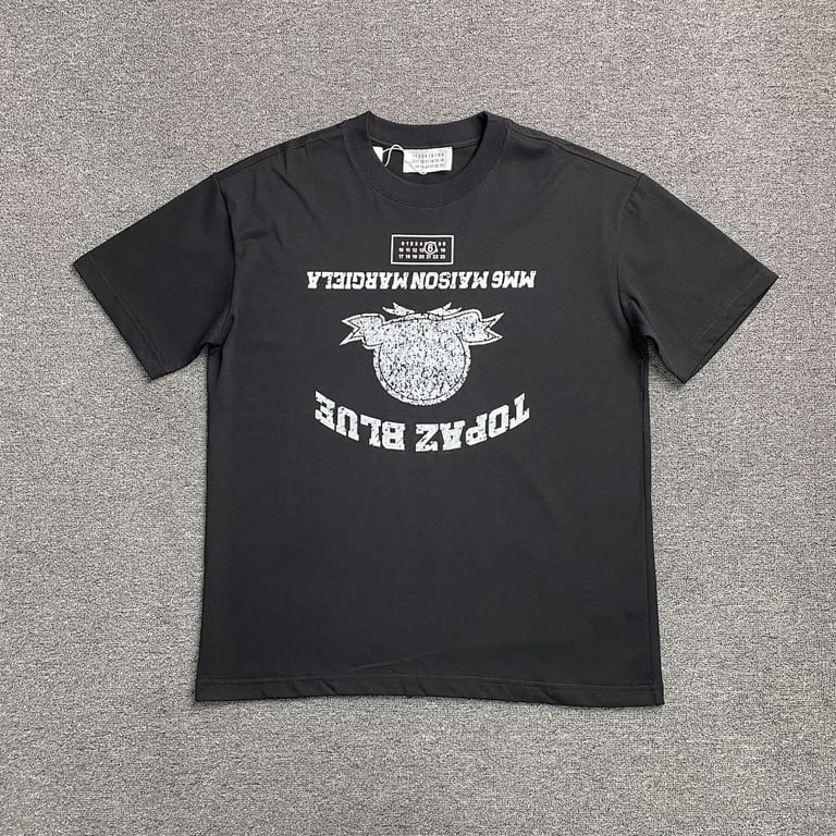 MM6 Maison Margiela Topaz Blue Graphic T-shirt - 10