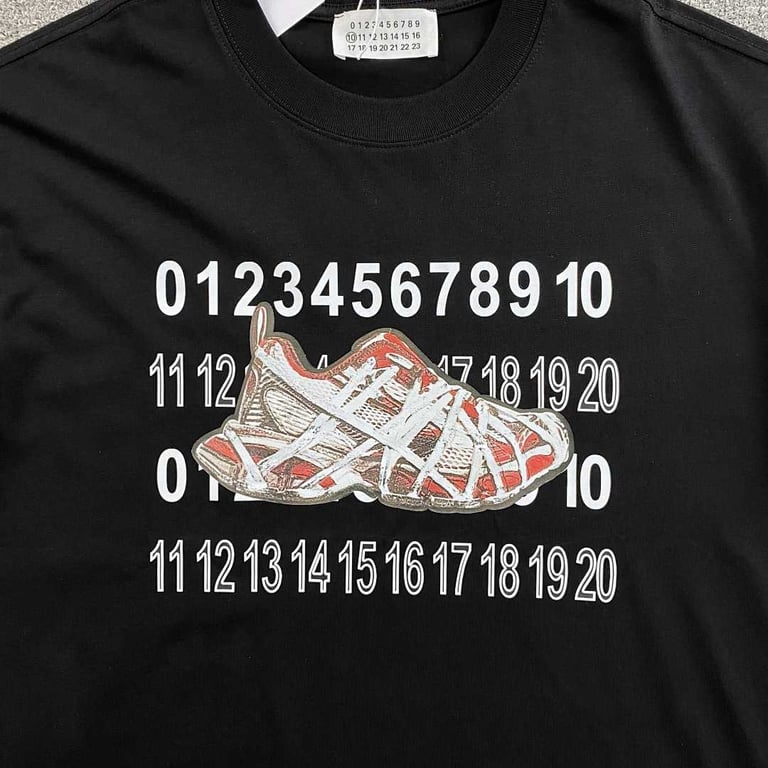 MM6 Maison Margiela Numeric Graphic T-shirt - 4