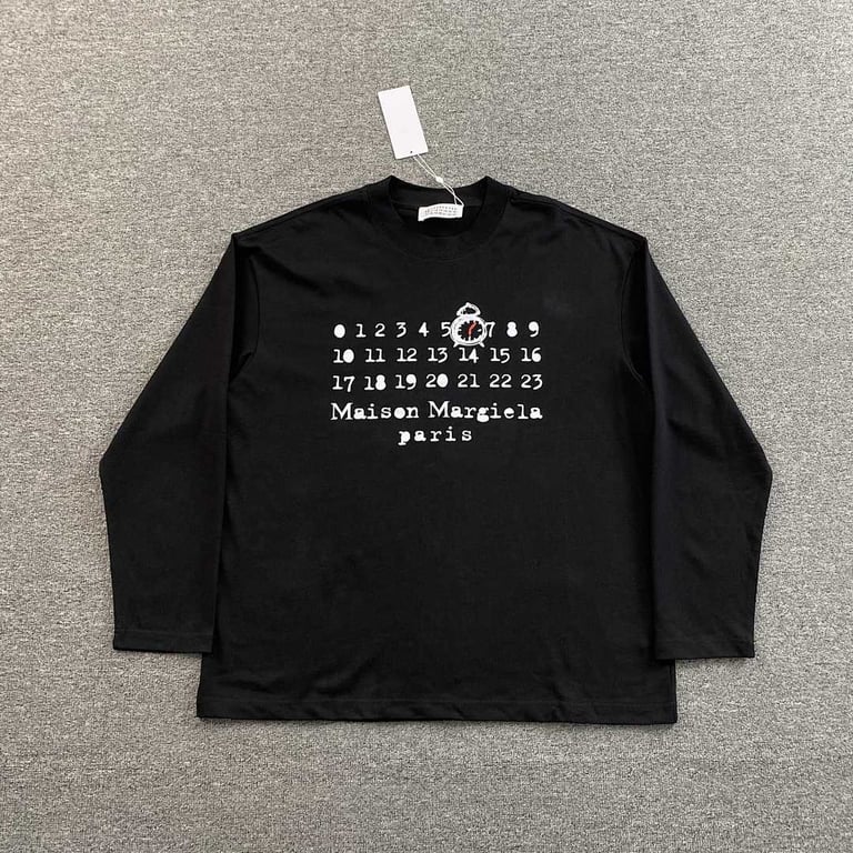 Maison Margiela Numeric Clock Long-Sleeve T-shirt - 3