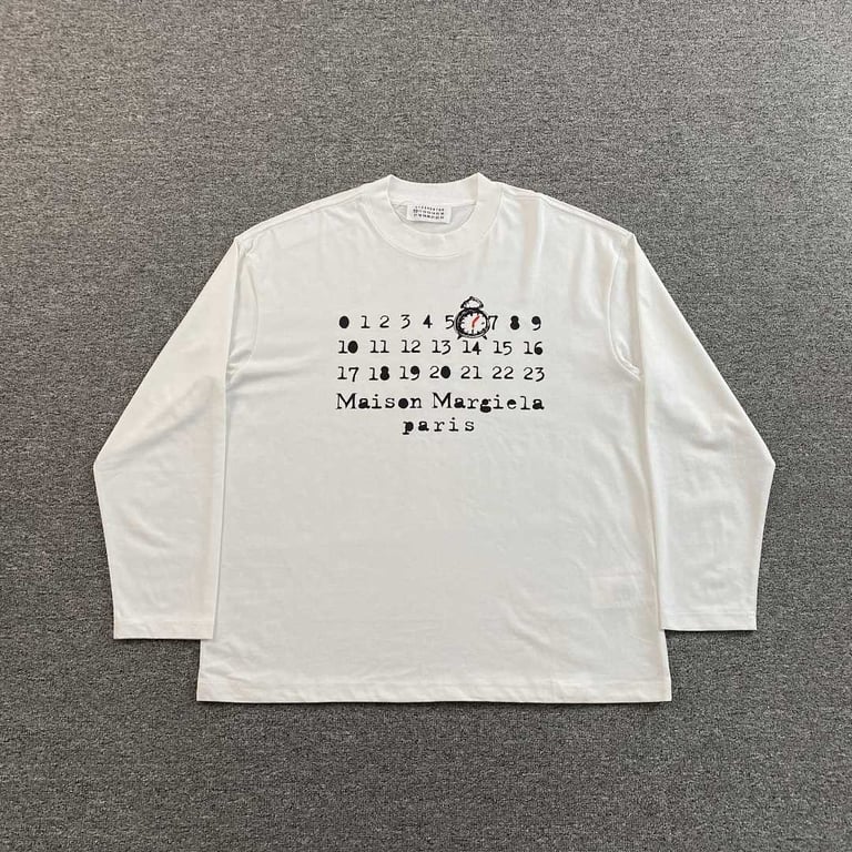 Maison Margiela Numeric Clock Long-Sleeve T-shirt - 8