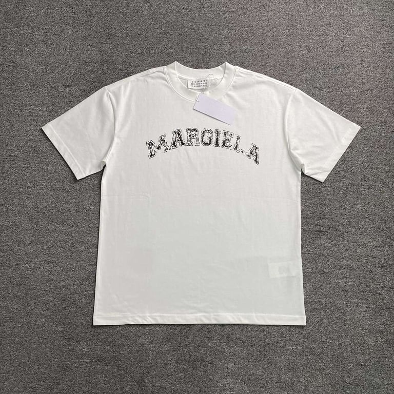 MM6 Maison Margiela Distressed Logo T-shirt - 3