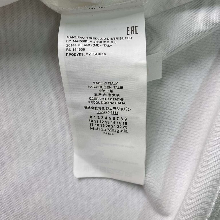MM6 Maison Margiela Distressed Logo T-shirt - 5