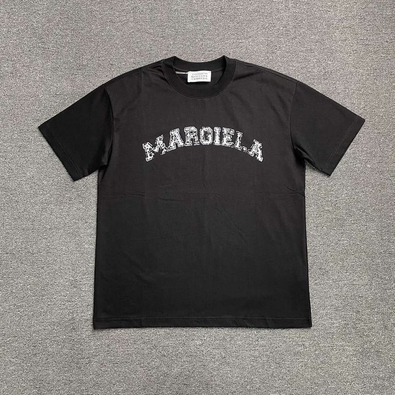 MM6 Maison Margiela Distressed Logo T-shirt - 9