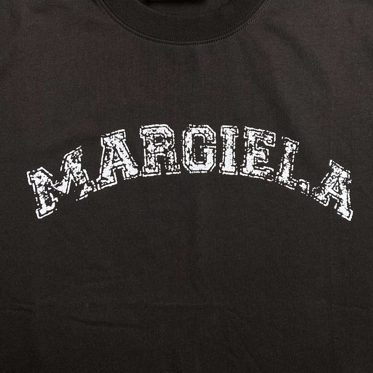 MM6 Maison Margiela Distressed Logo T-shirt - 10