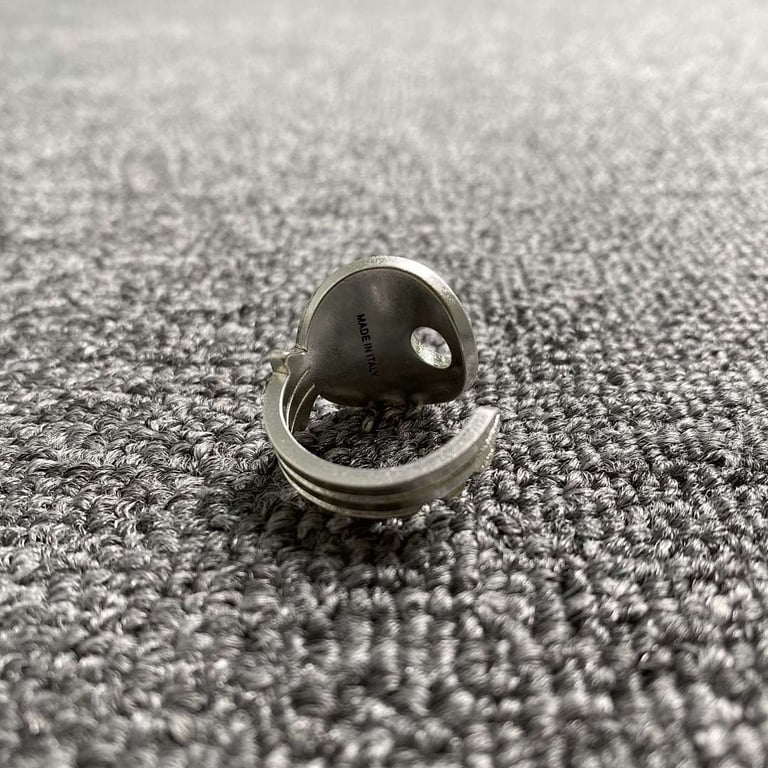 MM6 Maison Margiela Numeric Logo Ring - 3