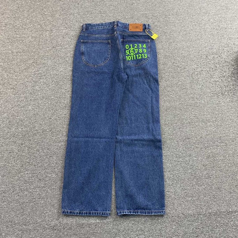 Maison Margiela MM6 Numeric Logo Jeans - 30