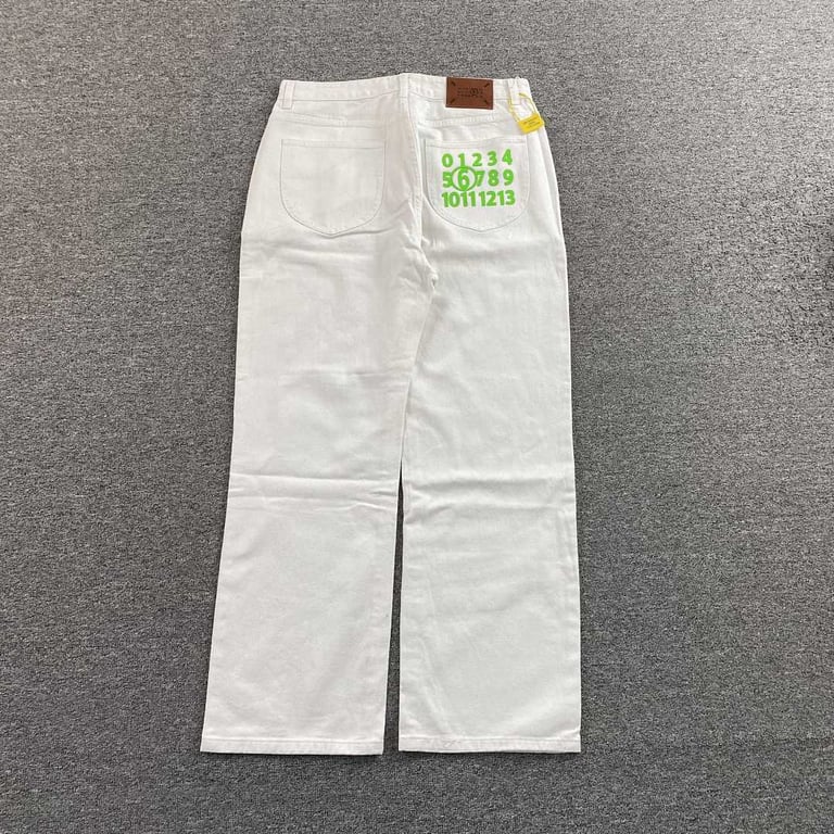 Maison Margiela MM6 Numeric Logo Jeans - 7