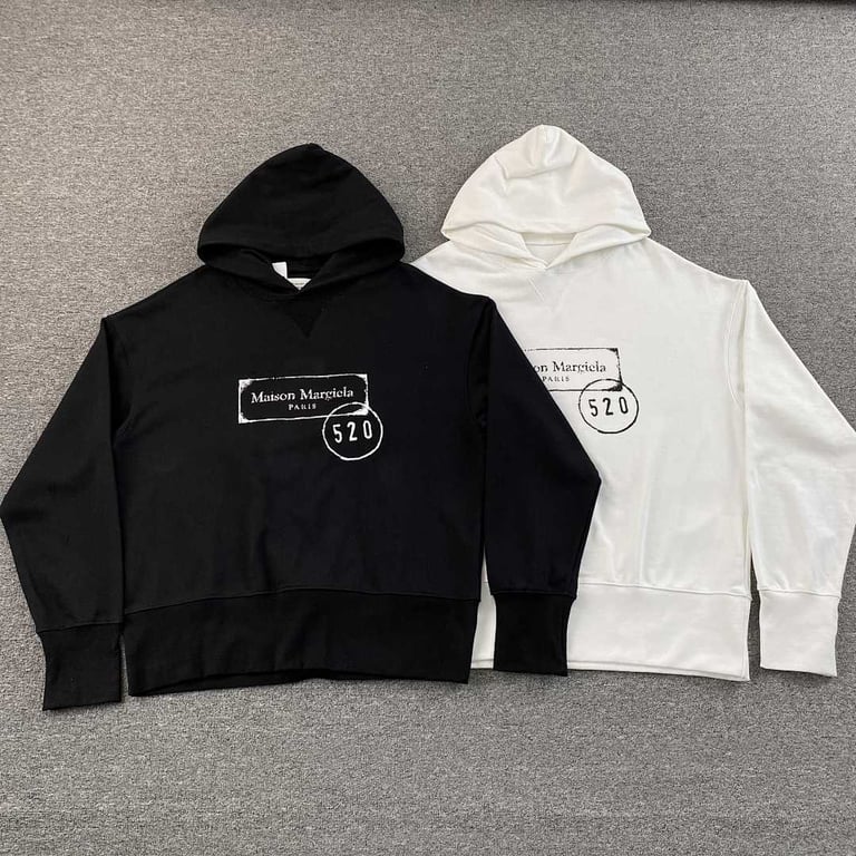 Maison Margiela 520 Graphic Hoodie Black - 5