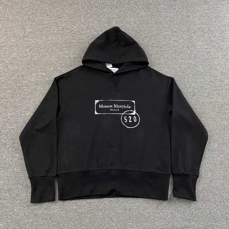 Maison Margiela 520 Graphic Hoodie Black - 6