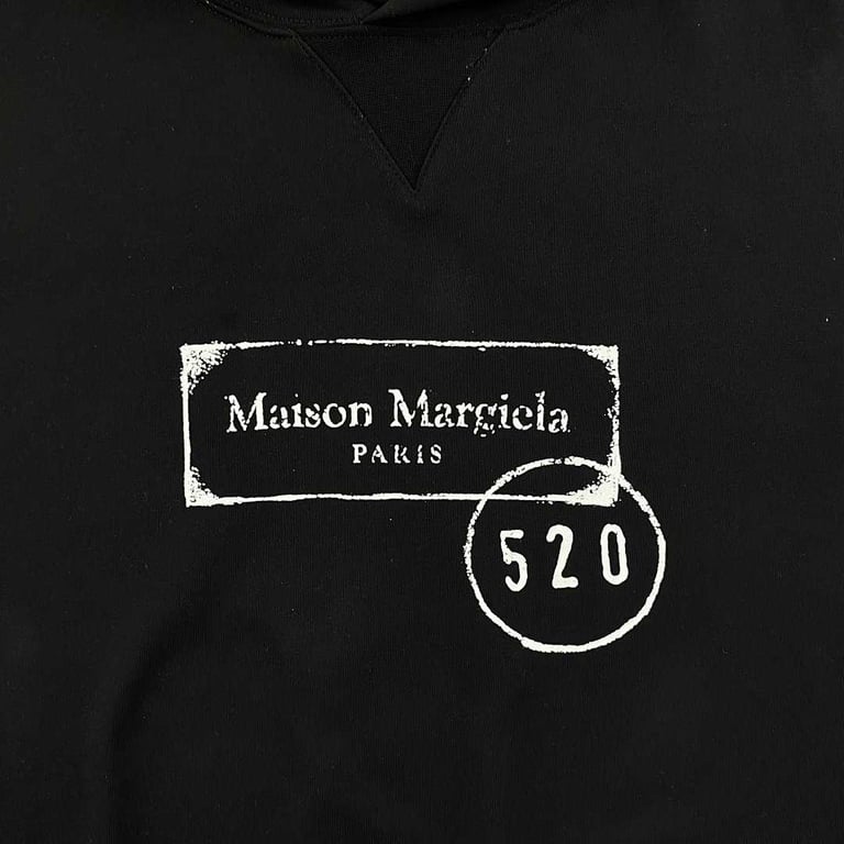 Maison Margiela 520 Graphic Hoodie Black - 8