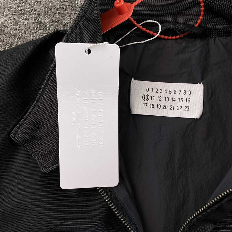 Maison Margiela Mock Neck Zip Jacket Black - 6