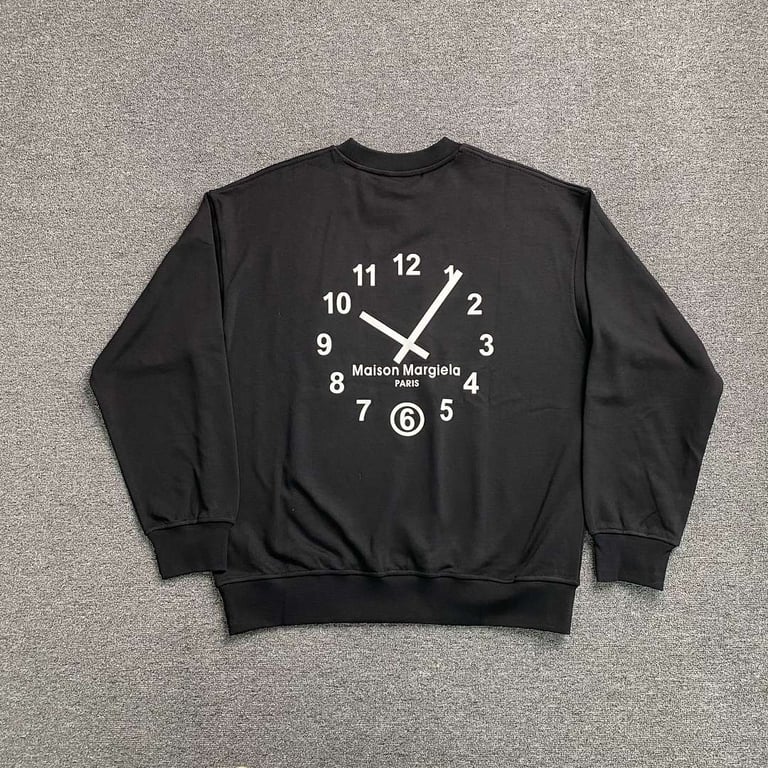 MM6 Maison Margiela Clock Graphic Crewneck - 8