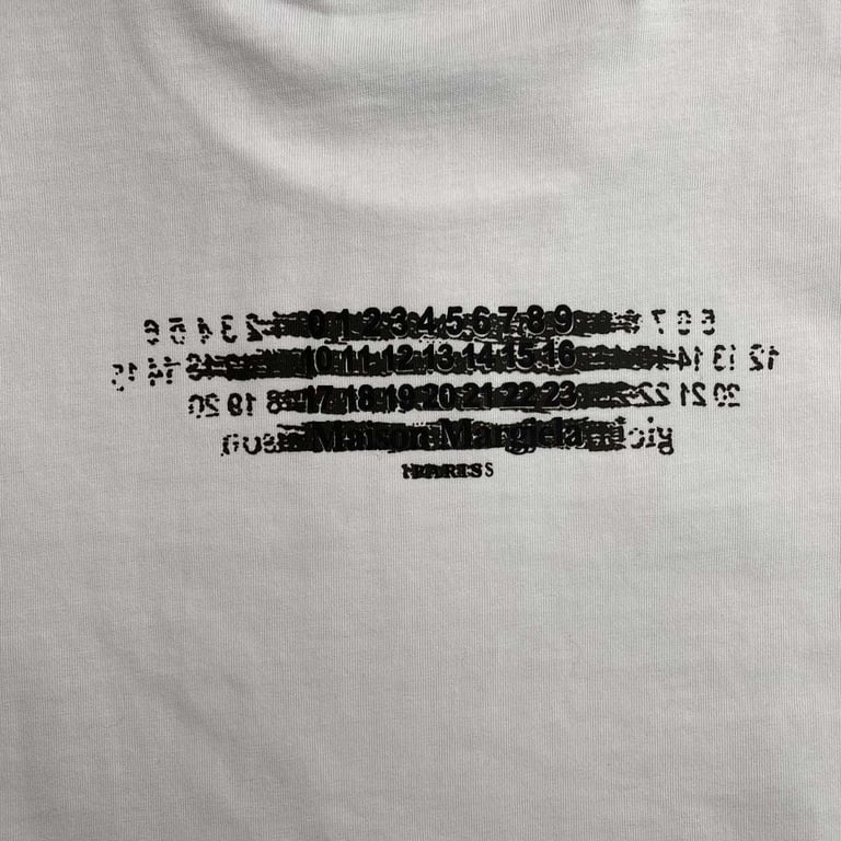 MM6 Maison Margiela Blurred Logo T-shirt - 13