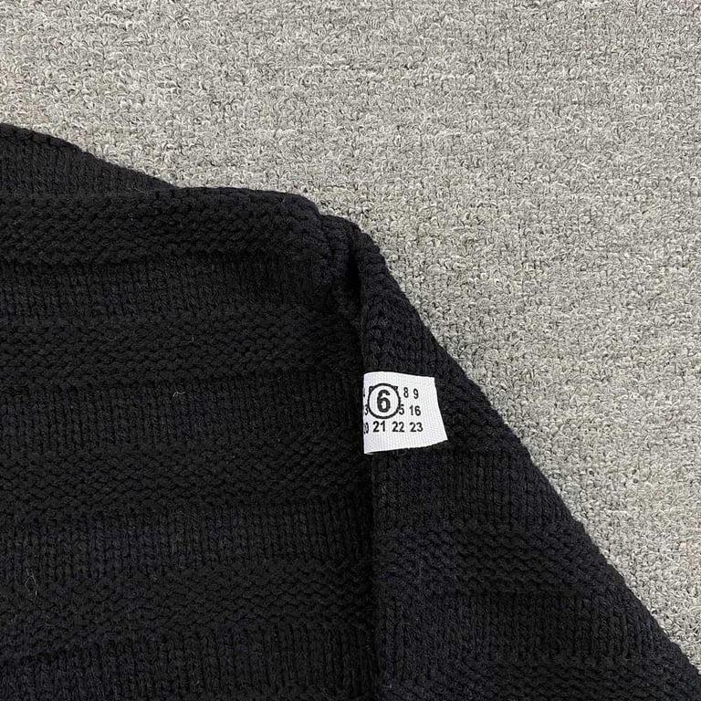 MM6 Maison Margiela Distressed Knit Cardigan - 12