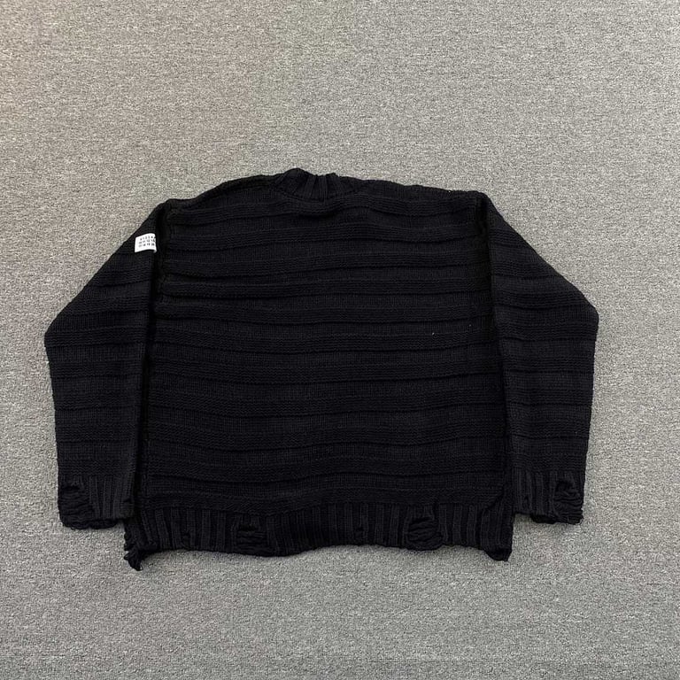 MM6 Maison Margiela Distressed Knit Cardigan - 16