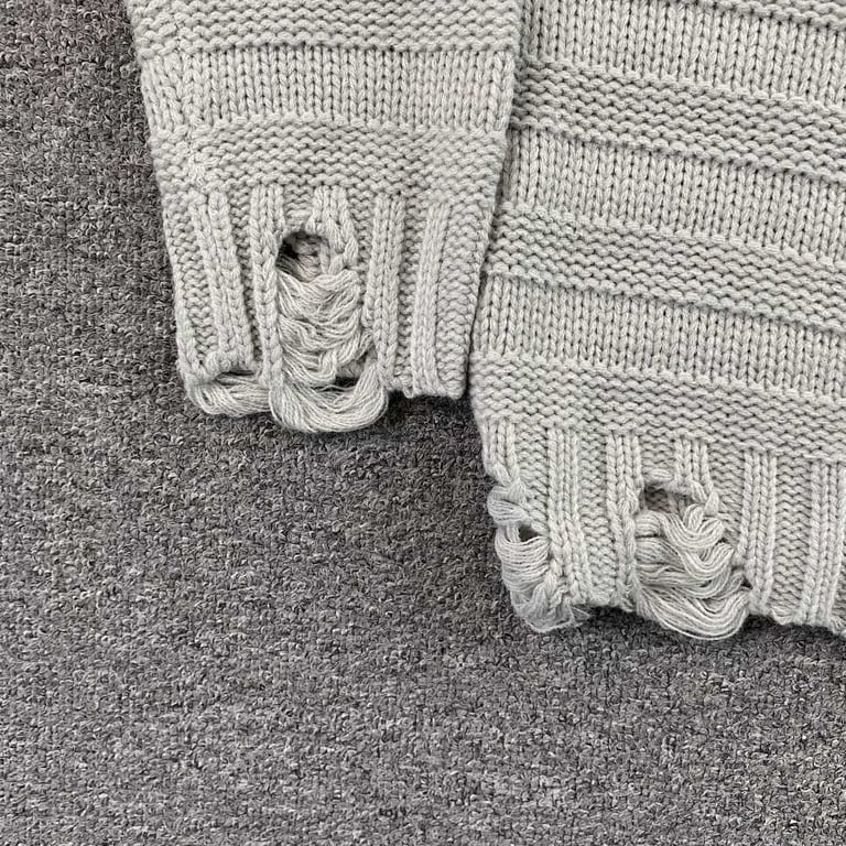 MM6 Maison Margiela Distressed Knit Cardigan - 21