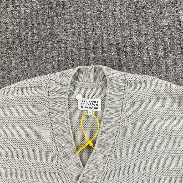 MM6 Maison Margiela Distressed Knit Cardigan - 23