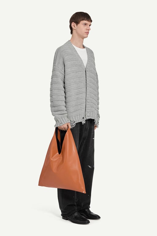 MM6 Maison Margiela Distressed Knit Cardigan - 4