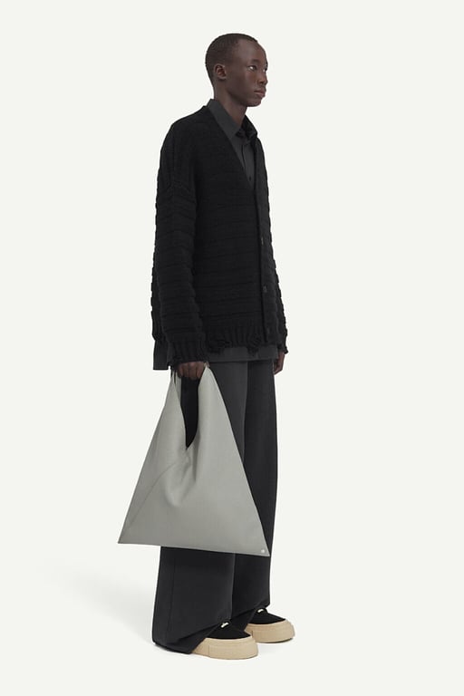 MM6 Maison Margiela Distressed Knit Cardigan - 8
