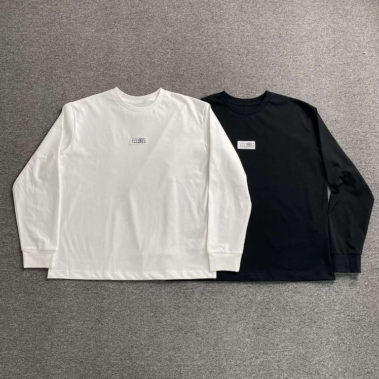 Maison Margiela Numeric Logo Long Sleeve T-Shirt - 8