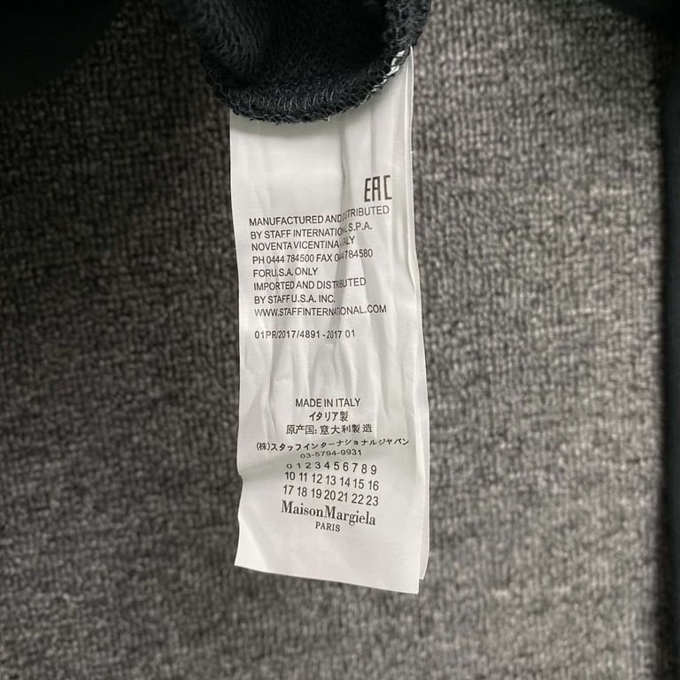Maison Margiela Numeric Logo Hoodie - 12