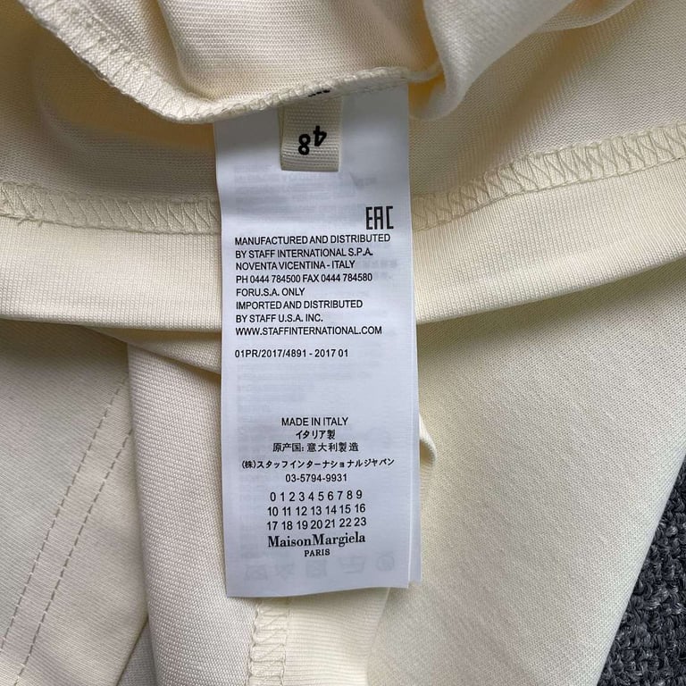 Maison Margiela Numeric Logo T-shirt - 8
