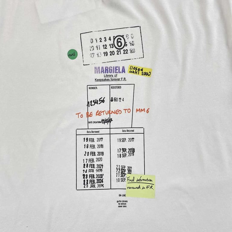 Maison Margiela MM6 Archive Graphic T-shirt - 16