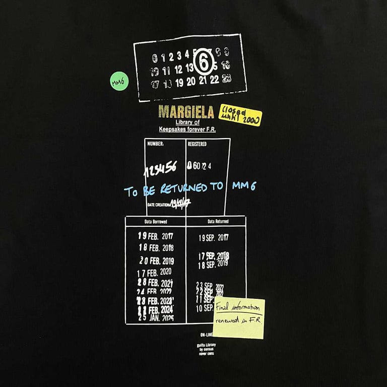 Maison Margiela MM6 Archive Graphic T-shirt - 8