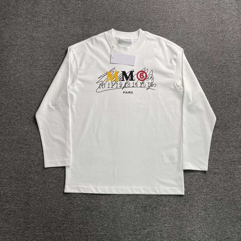 MM6 Maison Margiela Graphic Long-Sleeve T-shirt - 8
