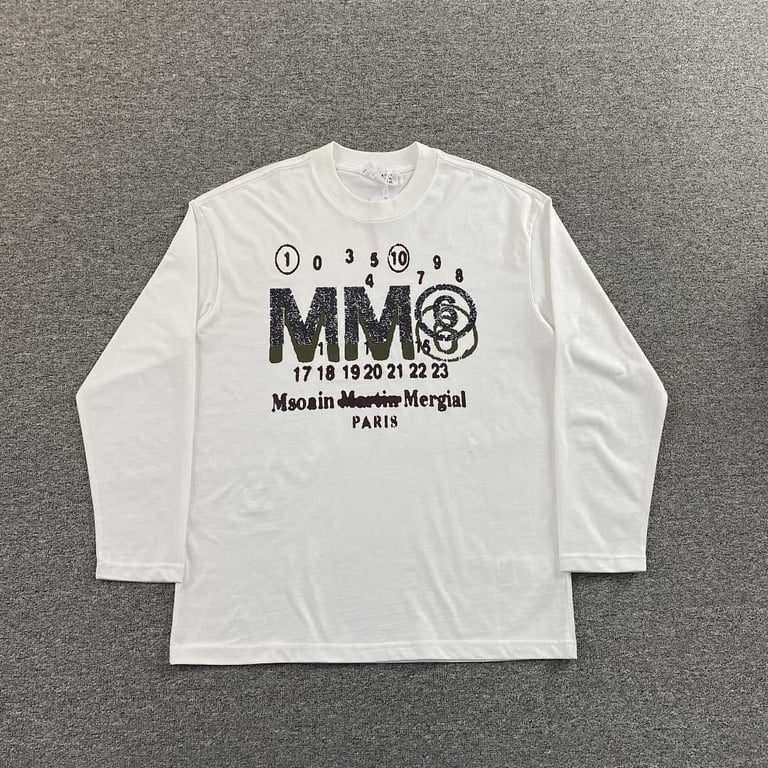 MM6 Maison Margiela Numeric Logo Longsleeve - 7