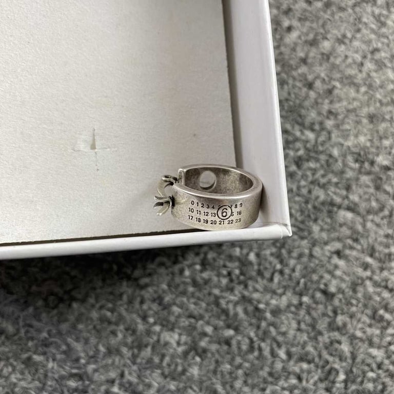 MM6 Maison Margiela Hoop Earrings - 3